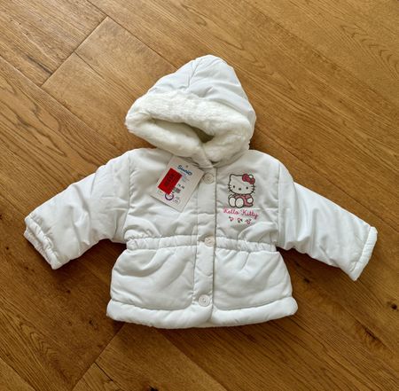 Winterjacke weiss Gr 59/65cm Hello Kitty NEU