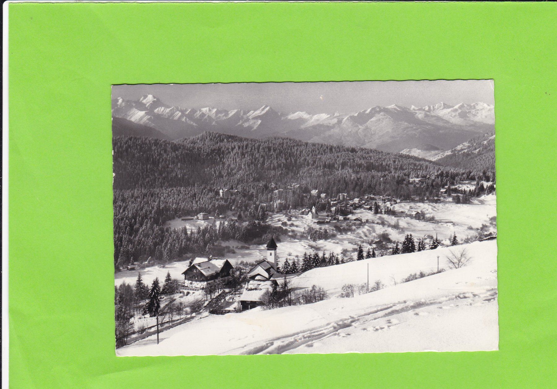 Cartoline postali: Fidaz und Flims-Waldhaus – Usato da St. Peterzell venduto da neckertal