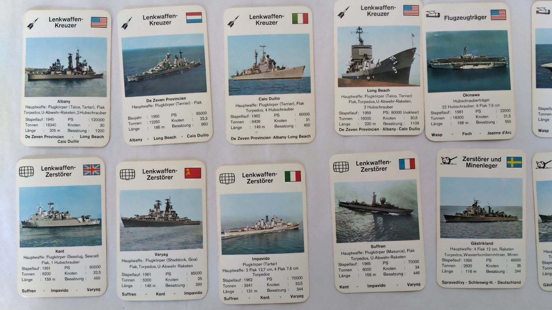 Giochi: Schiffe Quartett - Marine /Geringe Gebrauchsspuren ab Fr. 8. – Usato da Bellach venduto da JingleJerry 5
