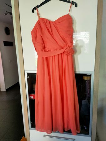 Abendkleid lachs Grösse 42 mit Etikett neu 