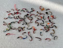 85 Stück verschidene Nymphen ,neu ungebraucht