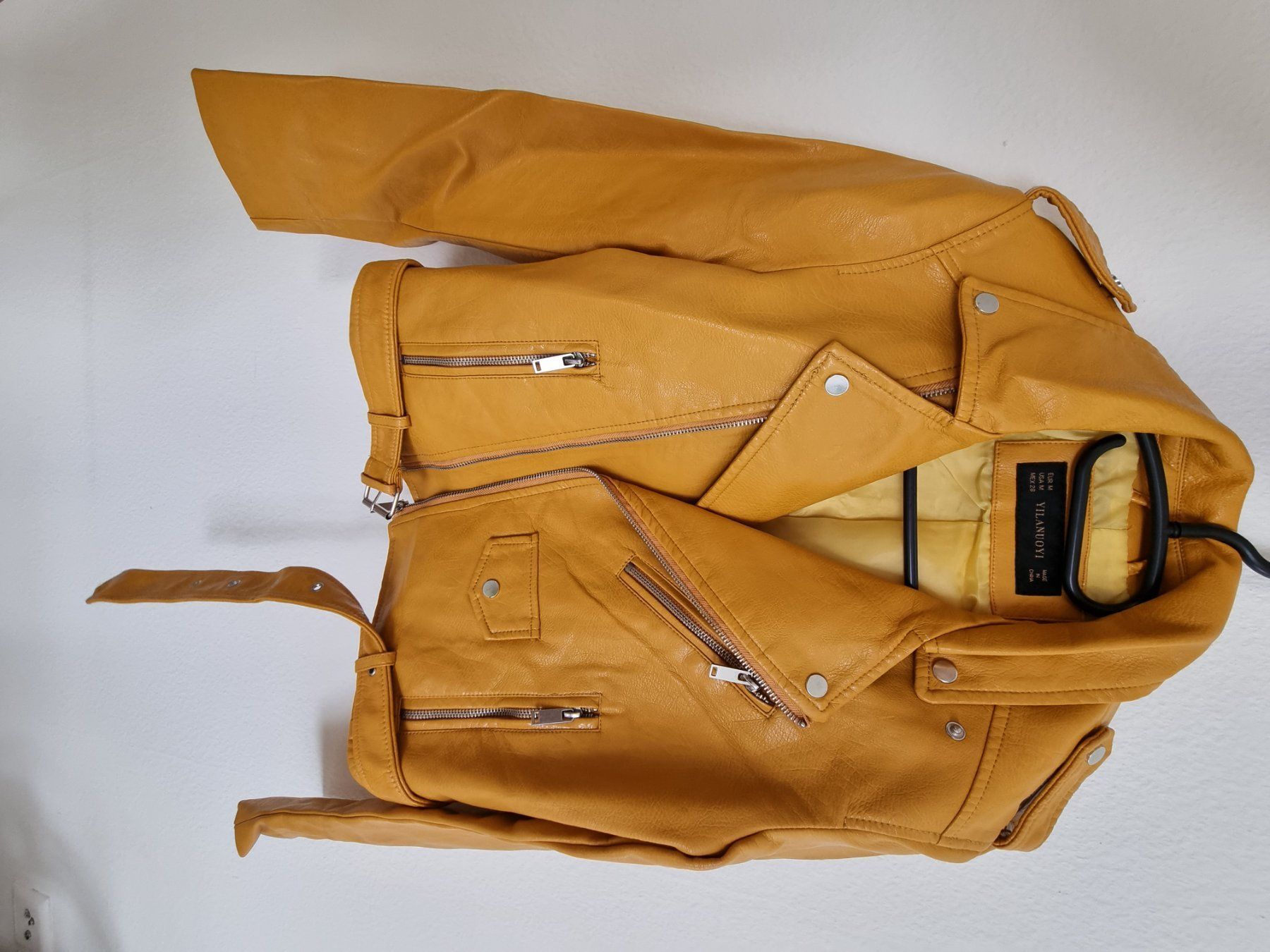 Giacche: Lederjacke in Gelb Gr L Kunstleder – Nuovo (secondo la descrizione) da Bassersdorf venduto da Sandy456 2
