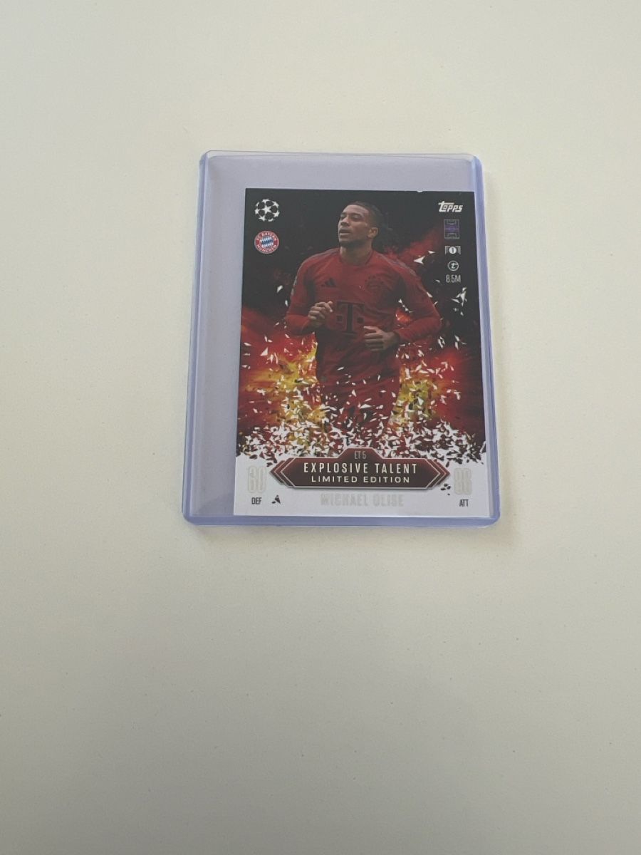 Topps Carte collezionabili: Topps Match Attax  Michael Olise – Nuovo e nell'imballaggio originale da Männedorf venduto da T_weber