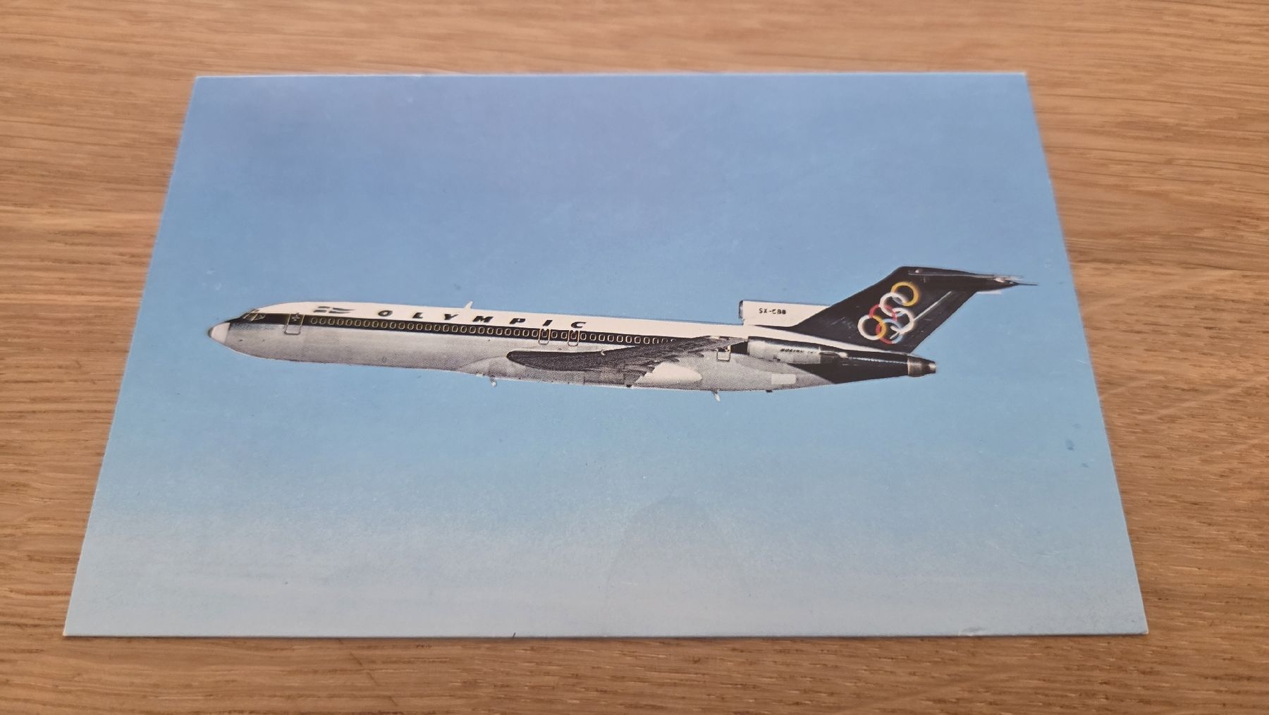 Ansichtskarten: Ansichtskarte Olympic Boeing 727-200 – Gebraucht aus Arni AG von Moth68