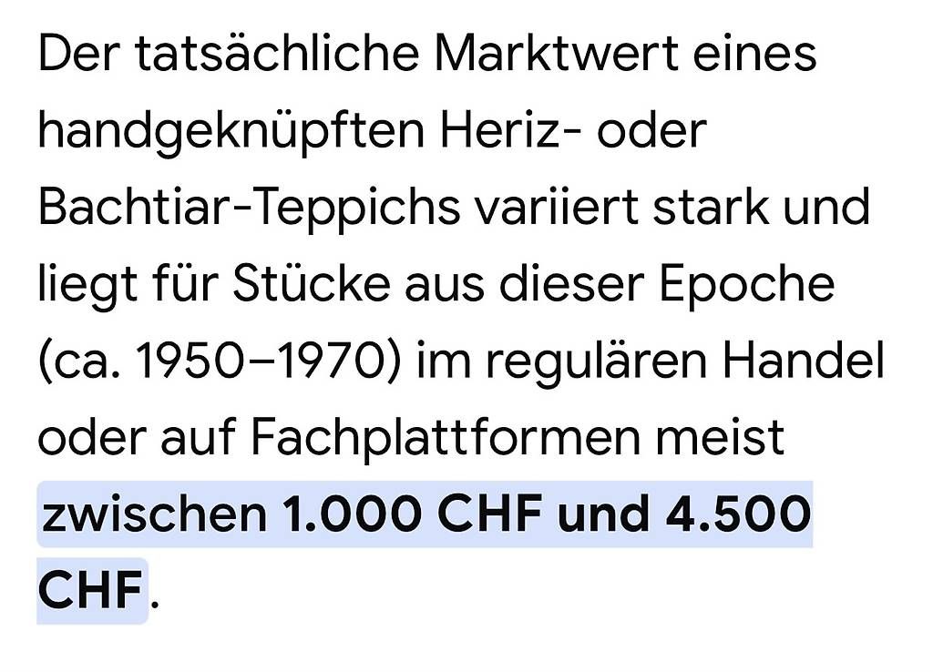 Tapis: Perserteppich  – D'occasion à Riehen par Rodiba 1