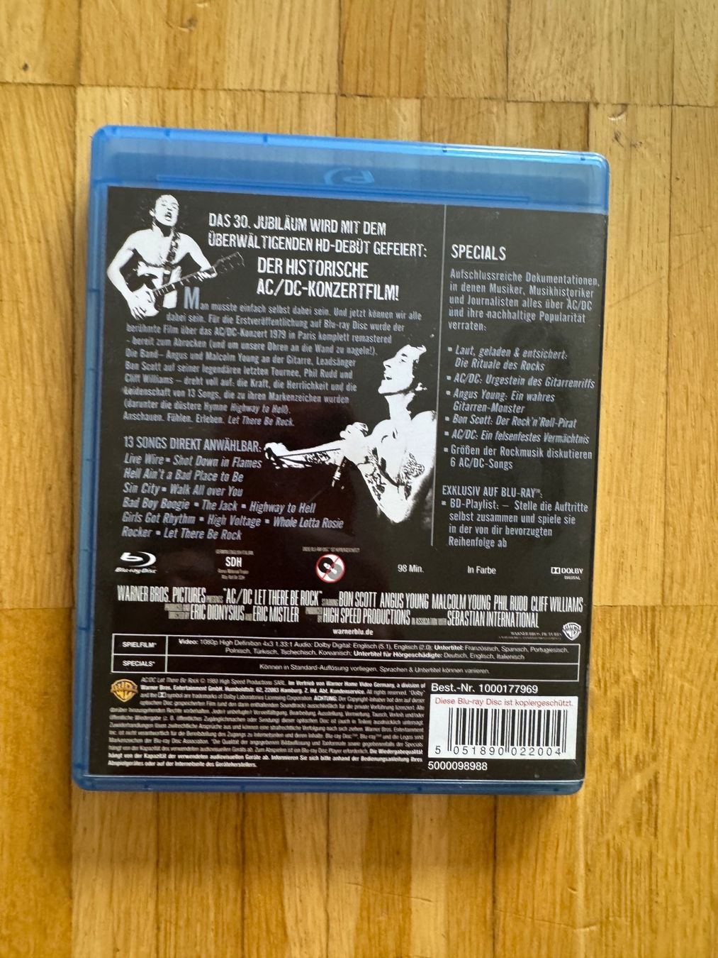 Tutti i DVDs: ACDC: LET THERE BE ROCK. (BLU-RAY) – Usato da Basel venduto da san_2qlq 1