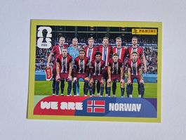 Panini 2026 Norwegen Teamfoto NOR 13