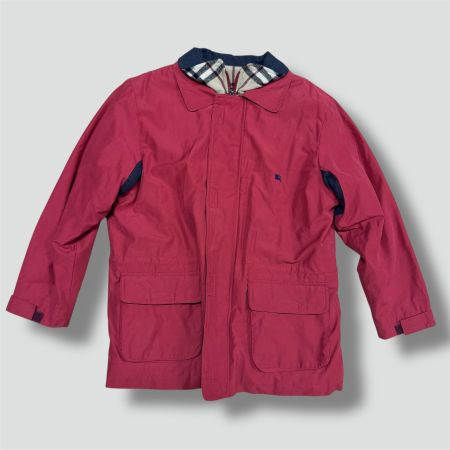 Burberry London vintage red authentic jacket regenjacke retr