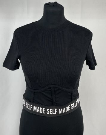 TALLY WEIJL Top noir taille M