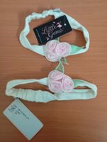 Haarband weiss mit rosa Blumen Little Gems Halloween