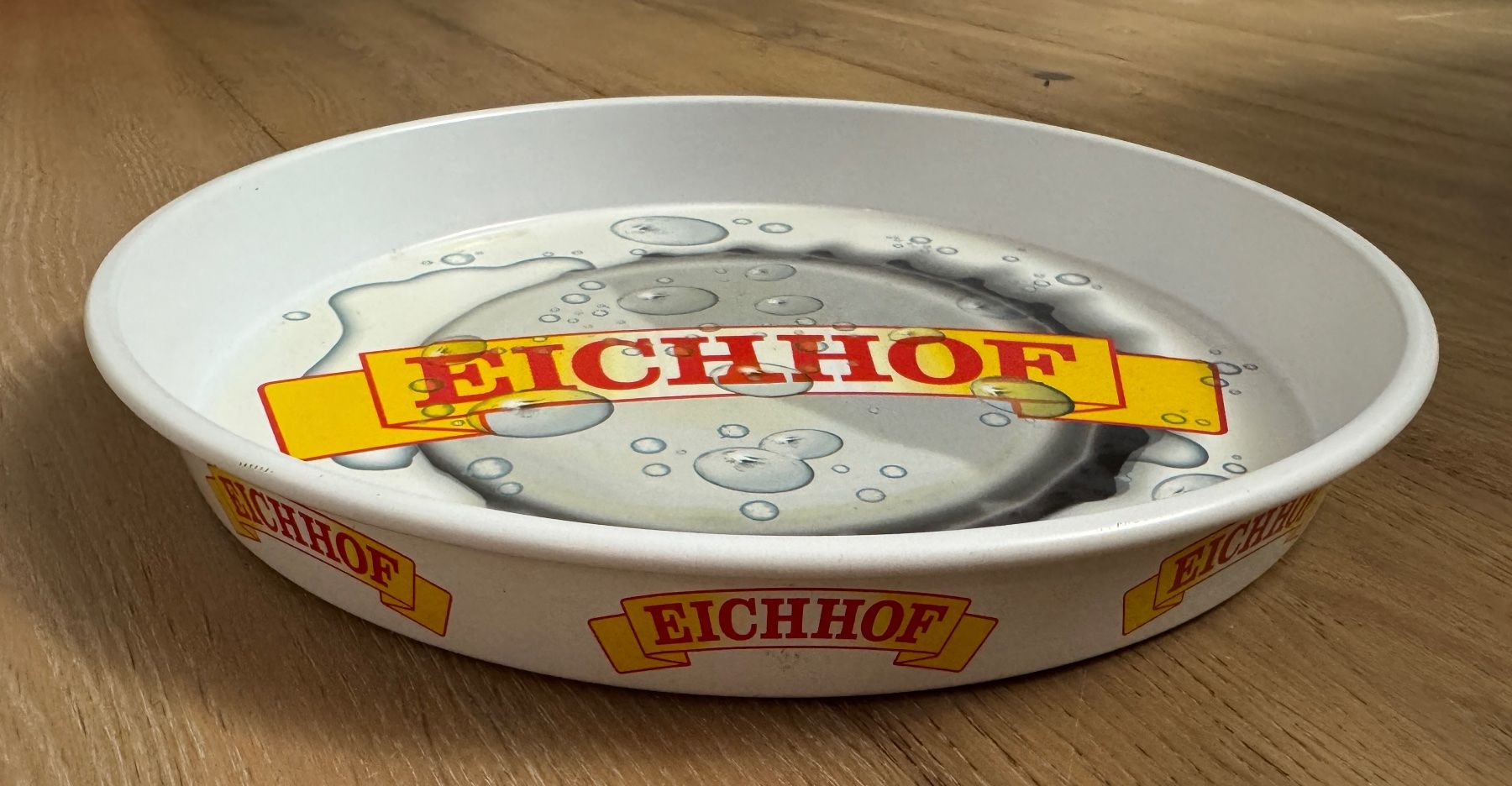 Plateaux: Schönes Serviertablett Eichhof Bier Werbung Tablett – D'occasion à Rothrist par Luckywinner 1