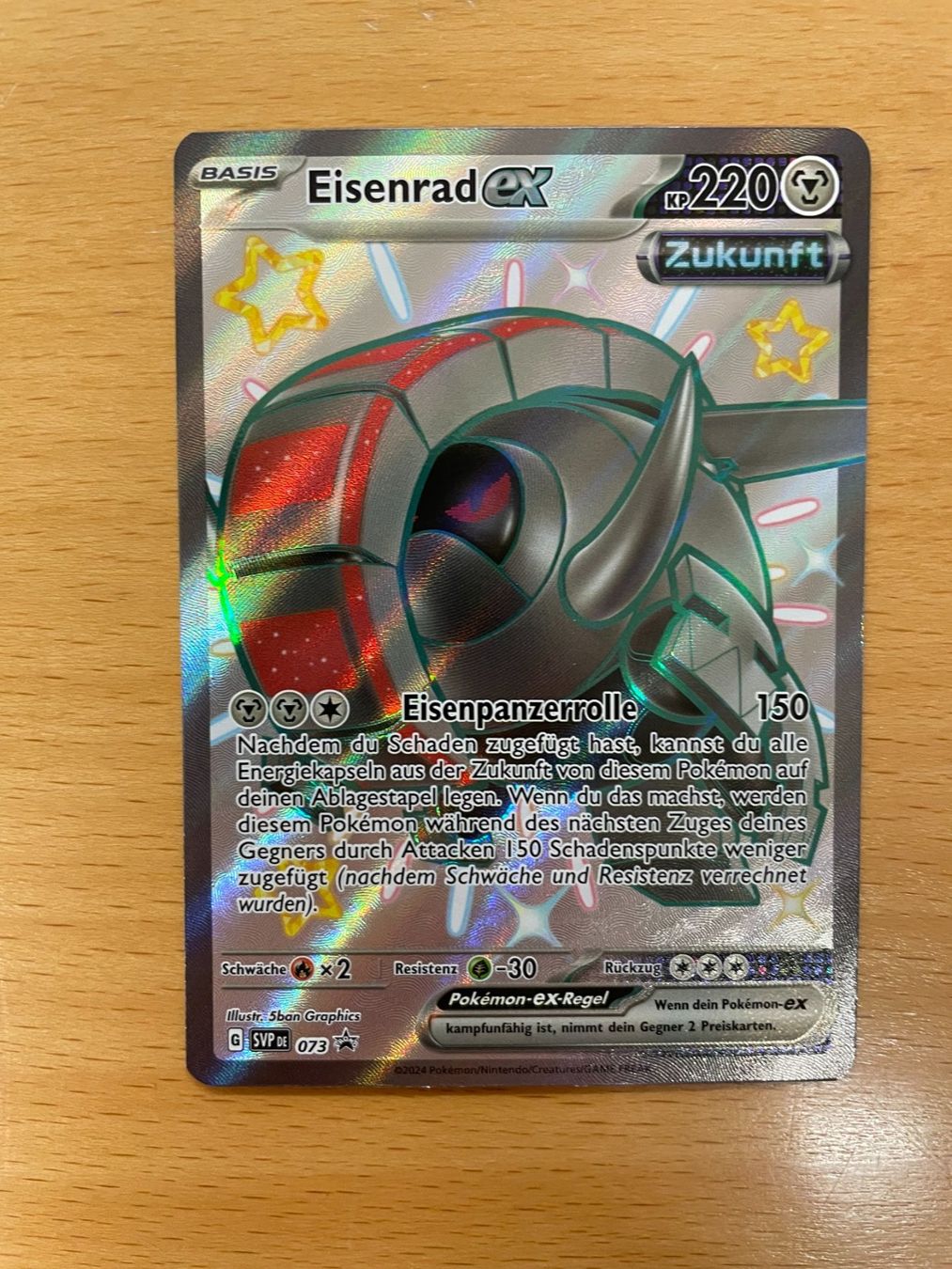 Pokémon Carte collezionabili: Pokemon Eisenrad eX (Versand gratis) – Nuovo (secondo la descrizione) da Chur venduto da Angerson