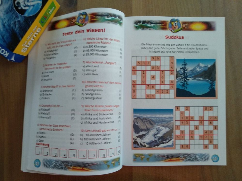  Weltall, Sterne, Erde: Rätsel und Quiz (Gebraucht) in Läufelfingen für 