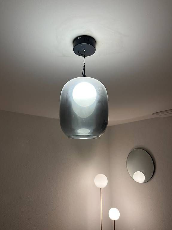 Lampadari & plafoniere: Rauchglas Deckenleuchte – Usato da Langwiesen venduto da vivian-w