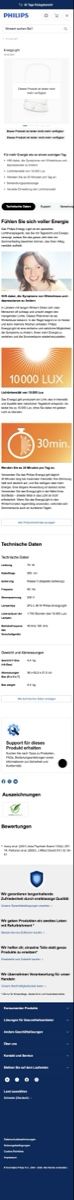Philips Lampade: Philips Energy Light HF3319 - Gegen Winterblues! – Usato da Baden venduto da Sandra148