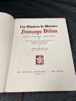 LES ŒUVRES DE MAISTRE FRANCOYS VILLON PAR ALBERT PAUPHILET