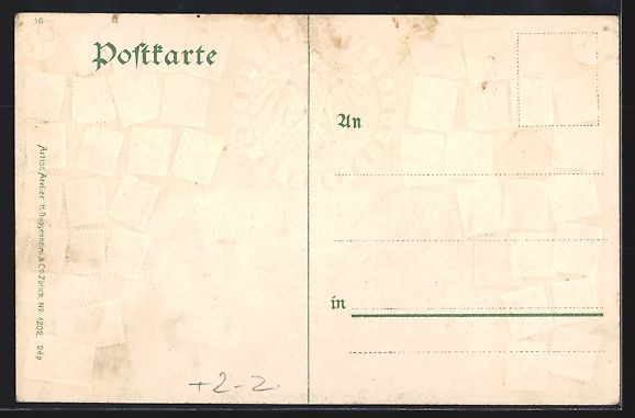 Cartoline postali: Präge-AK Freiburg i. B., Kaiserstrasse  – Usato da Berlin venduto da bartko-reher 1