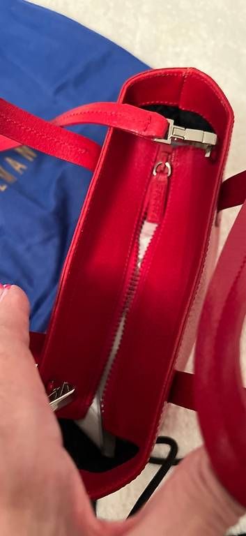 Bally Borse da donna: NEU***BALLY TASCHE, LEDER ROT***SUPER ALS GESCHENK*** – Nuovo e nell'imballaggio originale da Zürich venduto da Ceca52 3