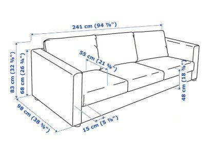 Divani: VIMLE 3er Sofa in Beige – Usato da Widnau venduto da mag_5c6t 3