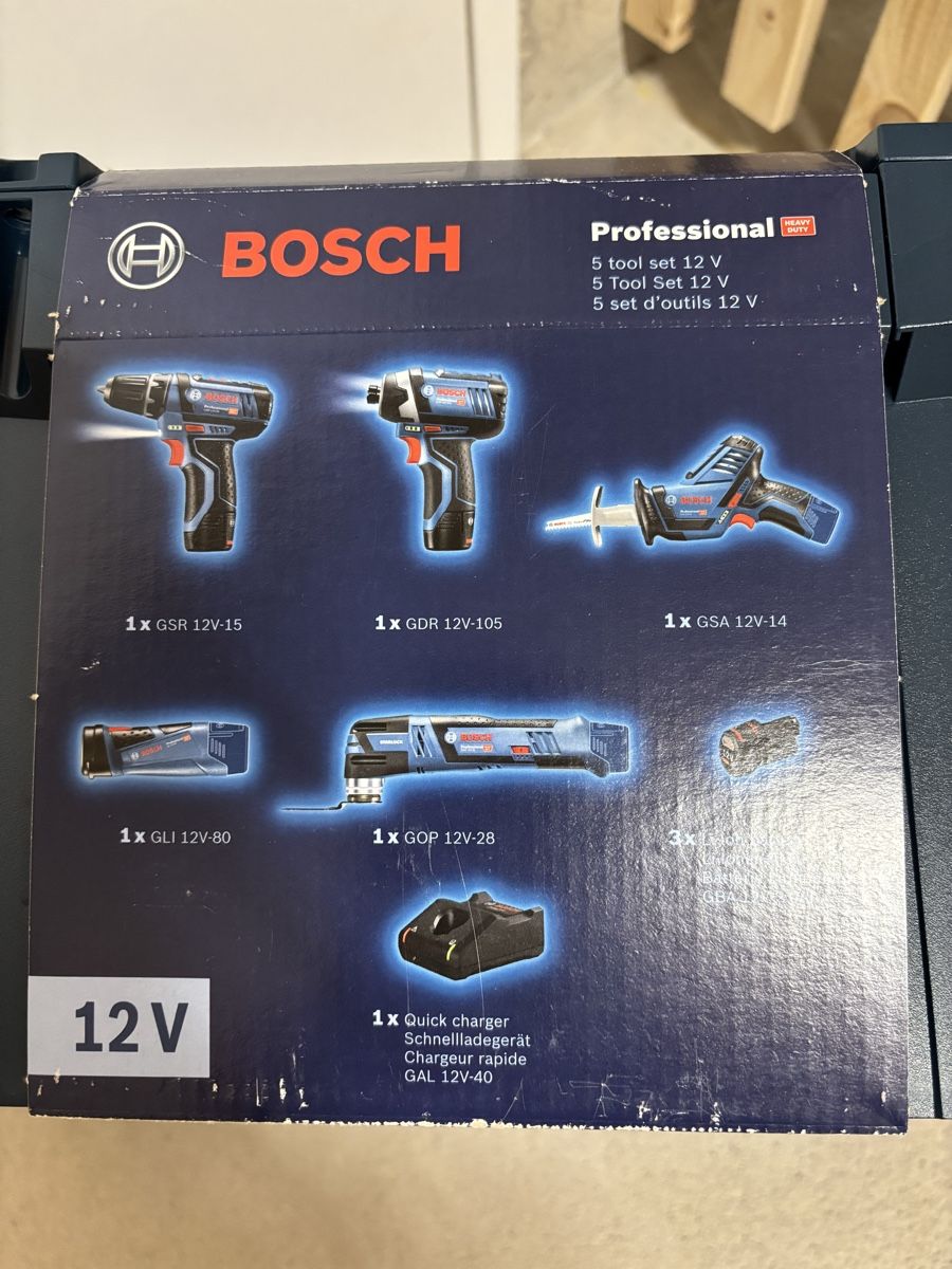 Bosch Tous les outils: BOSCH Professional 5 Tool Set 12V neu – Neuf avec emballage d'origine à Scherzingen par fab_flh6 4