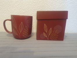 Tasse (10x9 cm) bordeaux Farbe