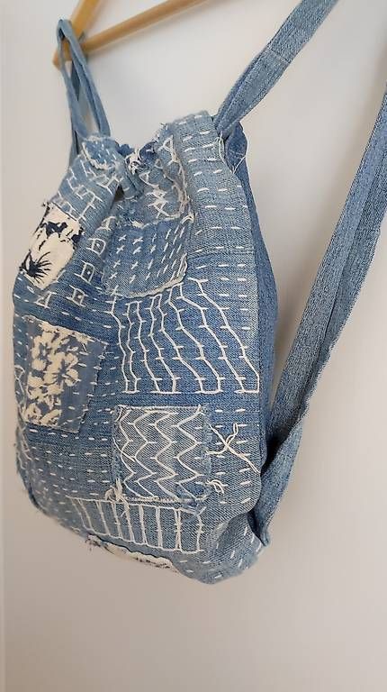 Zaini: Jeans Rucksack handgemacht – Usato da Sempach Station venduto da Szizi 1
