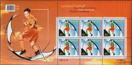 2006, Nr.1195 (Juniorenfussball) Zierbogen postfrisch **.