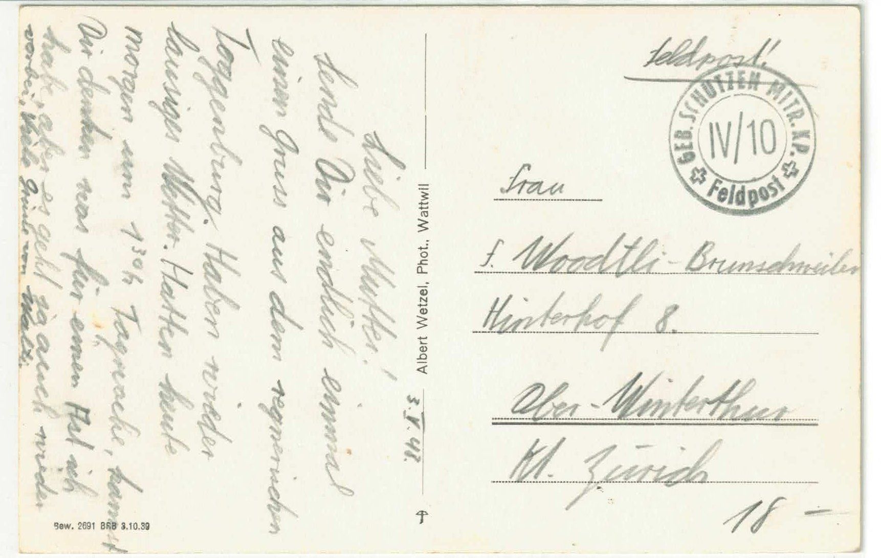 Cartes postales: Wattwil - Generalansicht – D'occasion à Ettingen par Kartenplanet 1