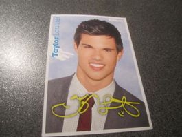 Bravo-Autogrammkarte Taylor Lautner/Pietro Lombardi