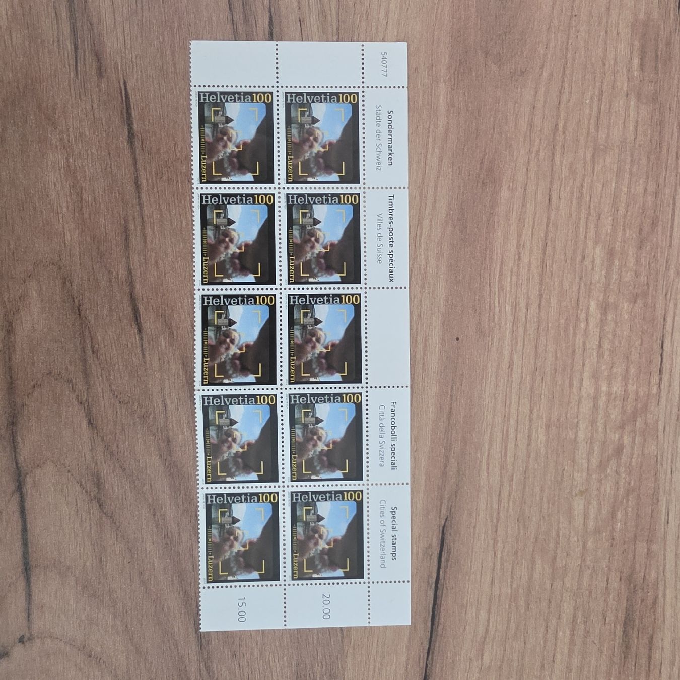 Alle Briefmarken: Briefmarken 100 Fr. Roger Federer Sonderdr. 2007 10 Stk  – Neu (gemäss Beschreibung) aus Mühleberg von iselij 4