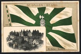 Präge-AK St. Gallen, Rosenberg, Ortsans