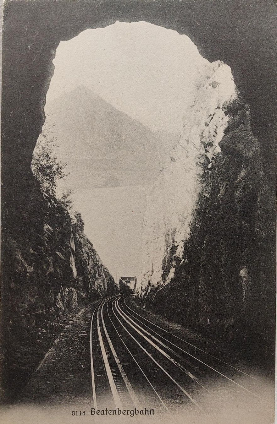 Ansichtskarten: BEATENBERGBAHN  -  1906 – Gebraucht aus Delémont von Domdom1