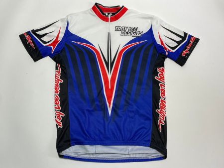 Vintage 90s Bike jersey Troy Lee Designs made in USA Sz L