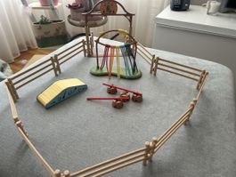 Schleich Pferdehof Zubehör guter Zustand