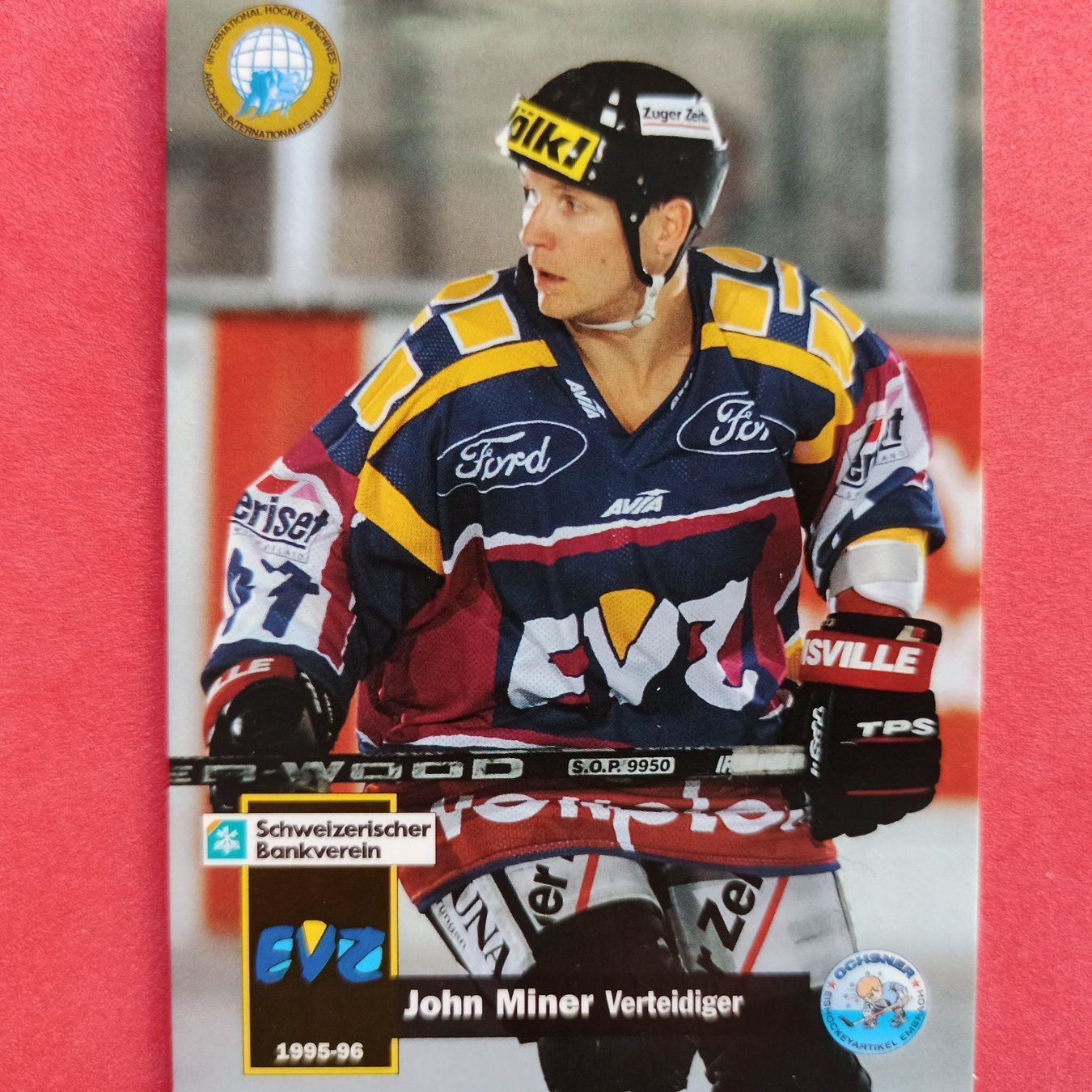 Carte collezionabili: John Miner - EV ZUG - 1995/96 – Usato da Dübendorf venduto da kb86_MOVIE