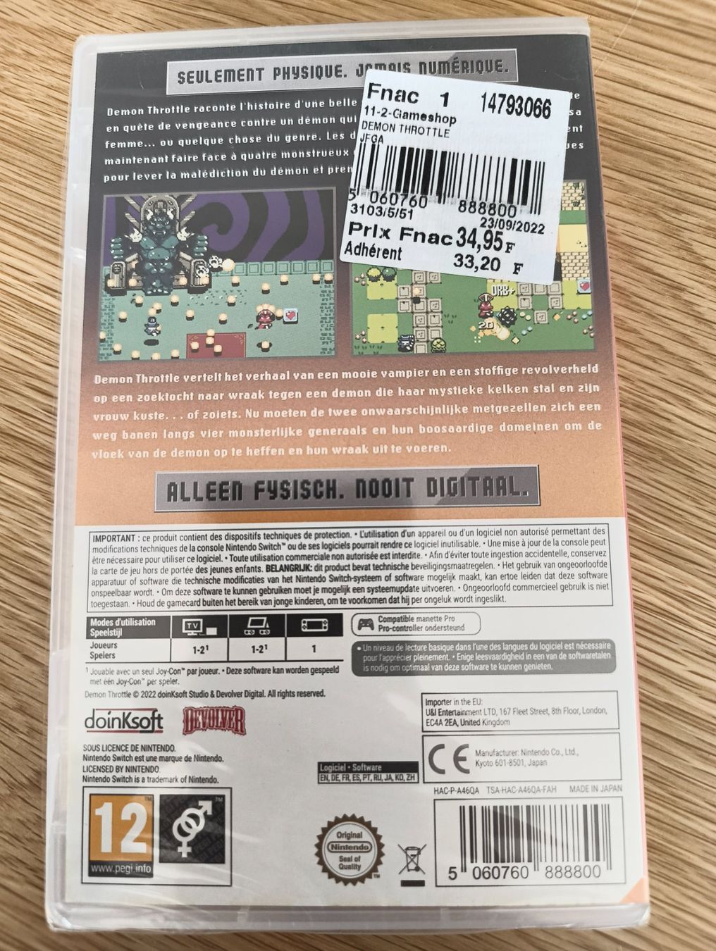 Pokémon Spiele: Nintendo Switch : Demon Throttle (NEW) – Neu und originalverpackt aus Le landeron von hugomes 1