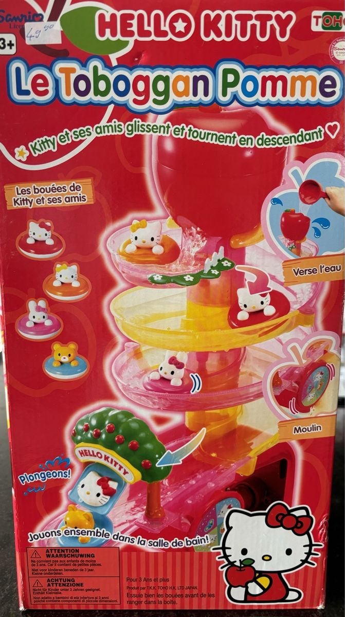 Hello Kitty Spielzeuge: Hello kitty le toboggan pomme – Neu und originalverpackt aus Cudrefin von sdz_trl6