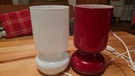 2 Vintage Lampen Pilzlampen