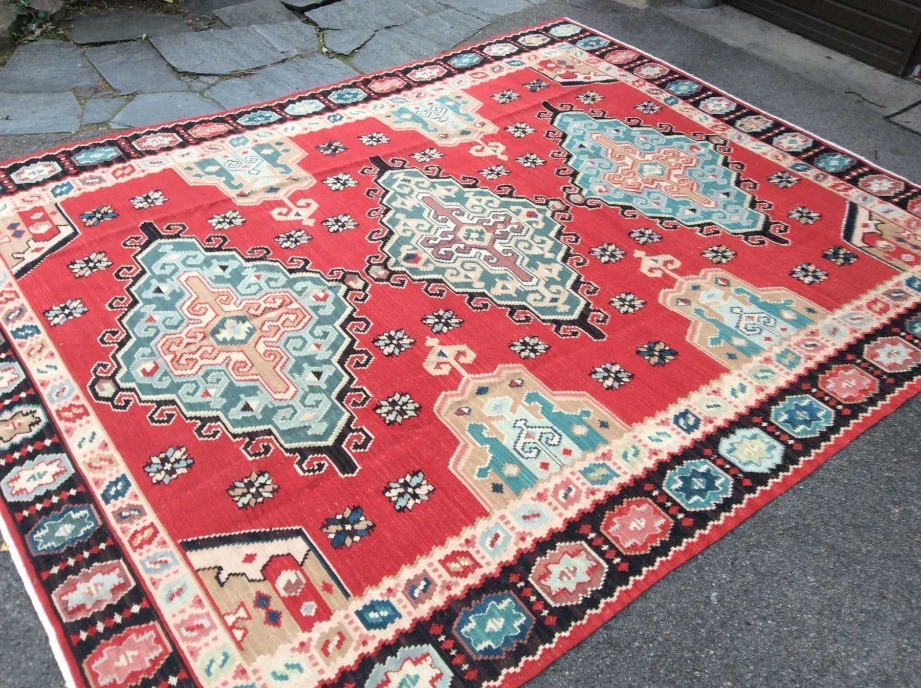 Kelim Tappeti: Orientteppich, Kelim, Neu! N 510 – Nuovo e nell'imballaggio originale da Zürich venduto da Hemmat 2