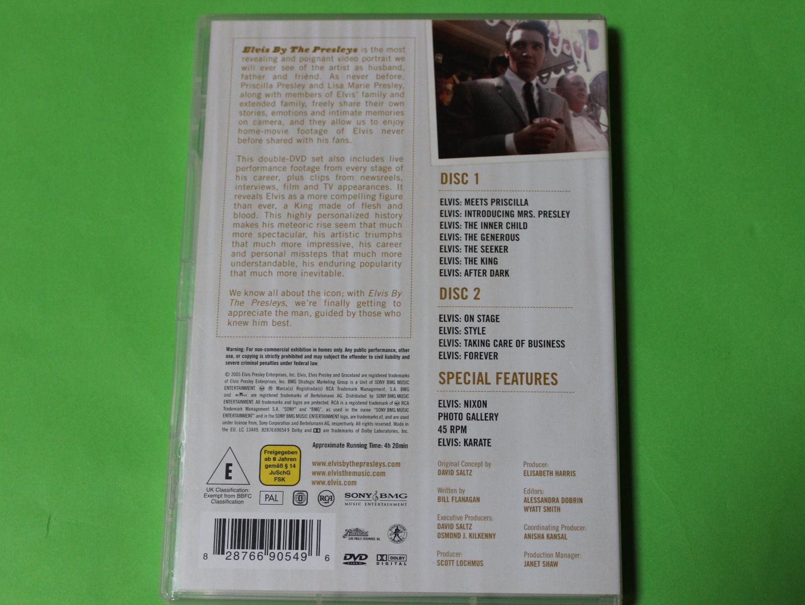 Tutti i DVDs: ELVIS PRESLEY - ELVIS BY THE PRESLEYS 2DVD 2005 – Usato da Tübach venduto da JamesStone 2