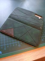 Handyhülle Grün Leder Optik Galaxy A1Neu für diverse Modelle