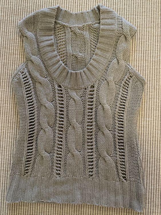 Dirkje Gilet Pullunder Bambina Grigio 18 Mesi - Cardigan In Cotone Con Cerniera E Fodera Morbida