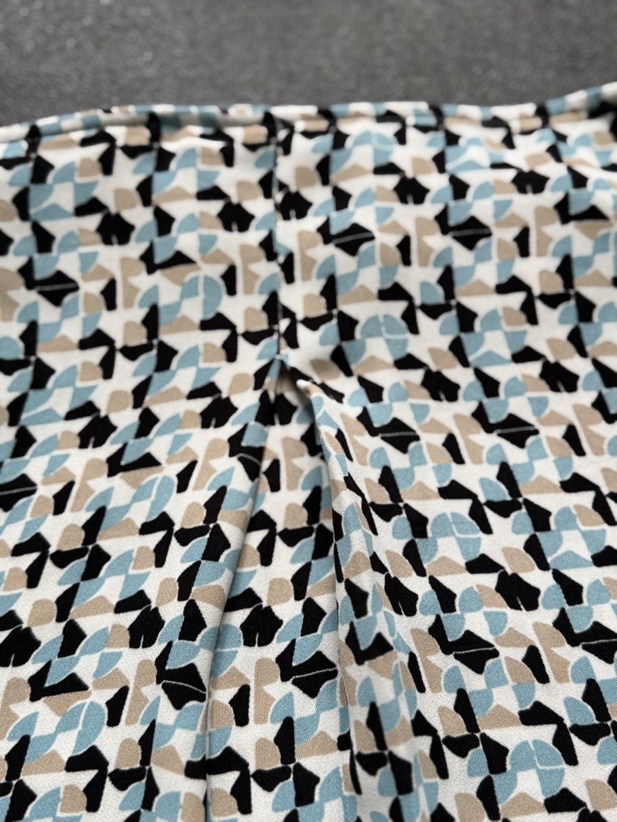 S.Oliver Camicette: S.Oliver Blouse Size 36, Patterned, Blue Accents – Usato da Horgen venduto da thesilverarrow 5