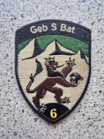 *** Badge Geb S Bat 6 mit klett ***
