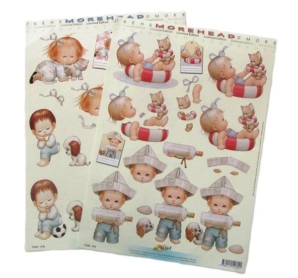 Kit bricolage: 3D Schnittbogen Morehead – Nuovo (secondo la descrizione) da Schlatt TG venduto da glueckwunschkarte.22