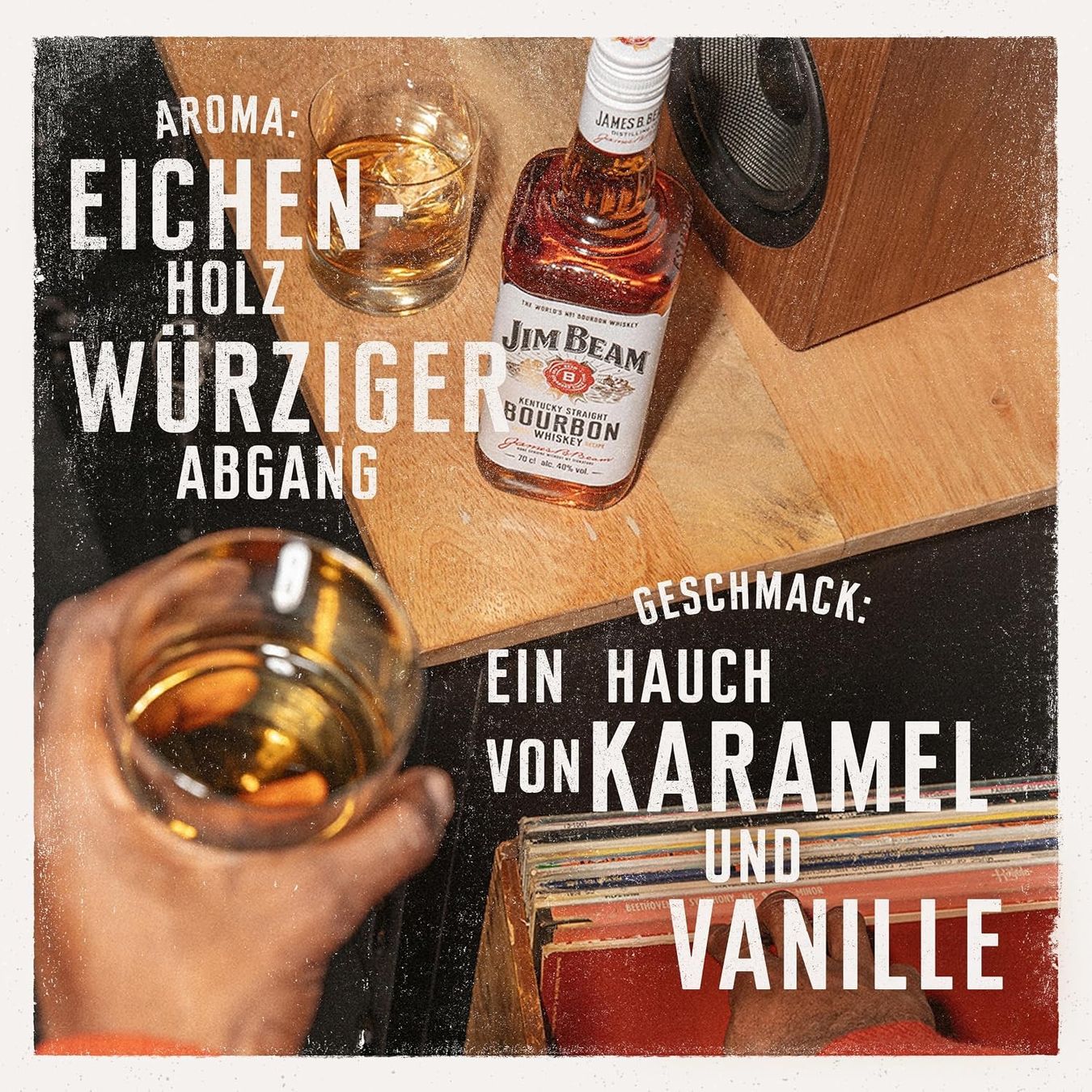 Bevande alcoliche: 70cl Whiskey Jim Beam Bourbon – Nuovo e nell'imballaggio originale da Bülach venduto da DEHAM 6