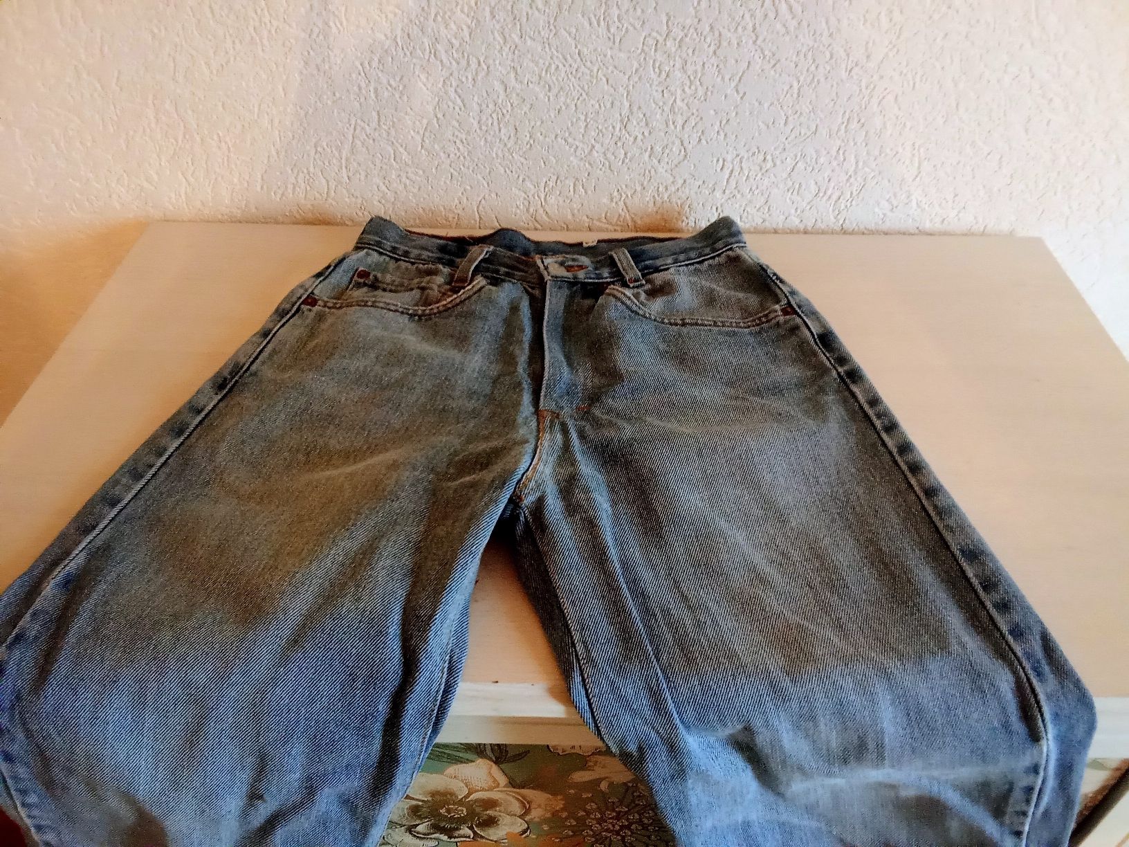 Jeans: Jeans amples, bleus - Super pour l'été! – Usato da Boulens venduto da m17_7jc7