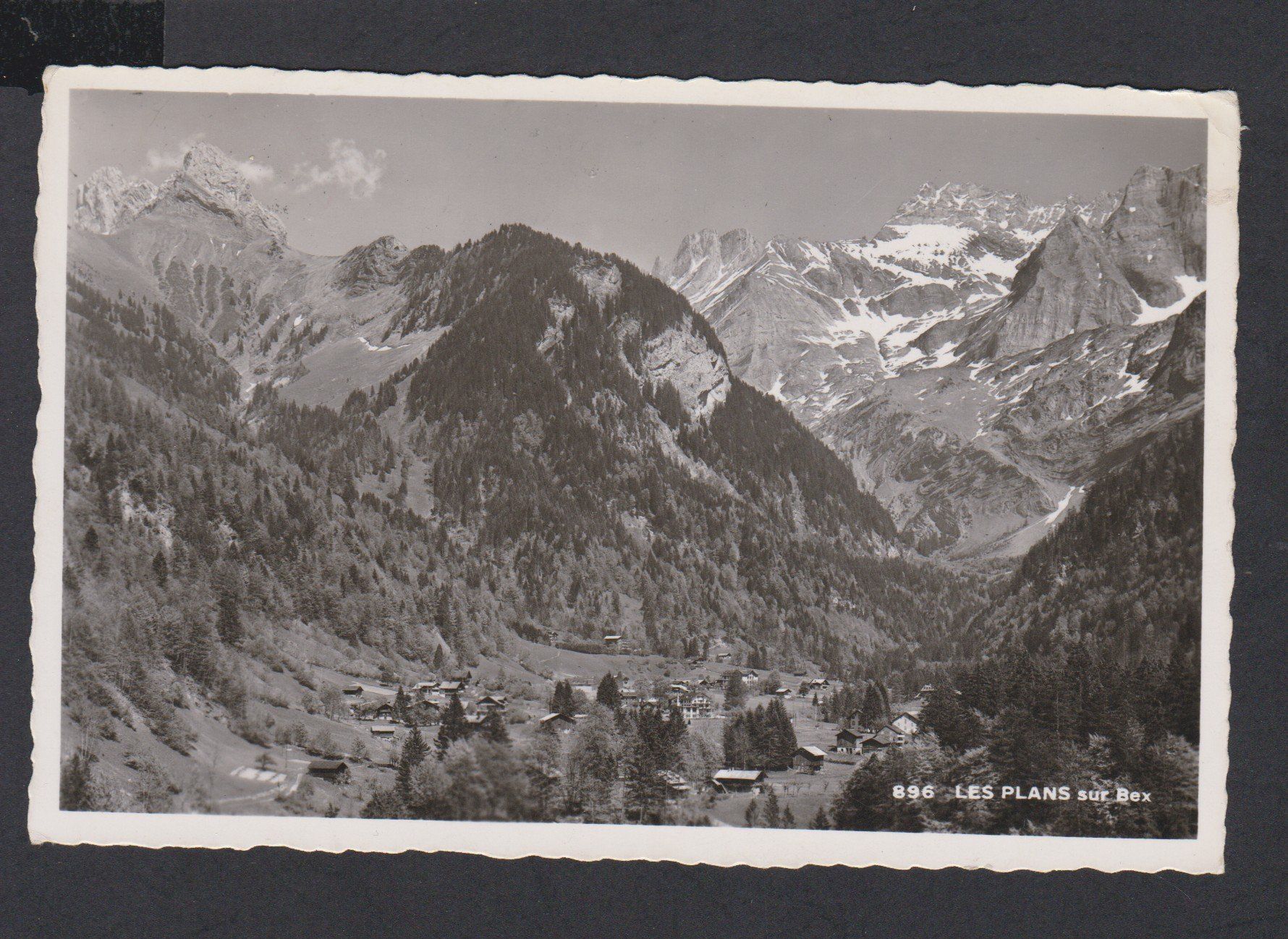 Cartoline postali: Les Plans sur Bex   :   alte Ansichtskarte um 1950 – Usato da Vitznau venduto da Ropaku