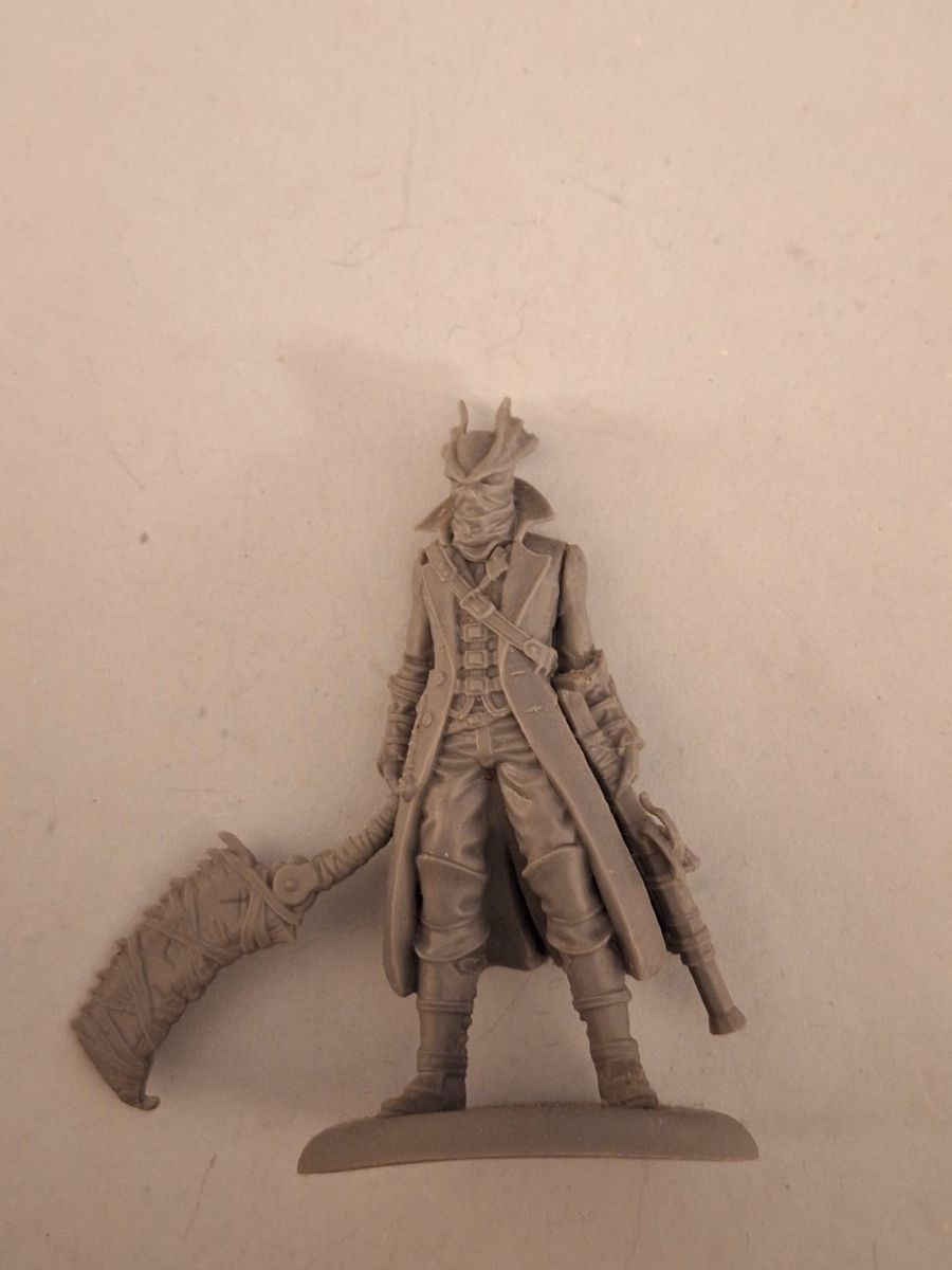 Bloodborne Hunter Miniature - Unpainted - RPG Model 50mm (Neu (gemäss ...
