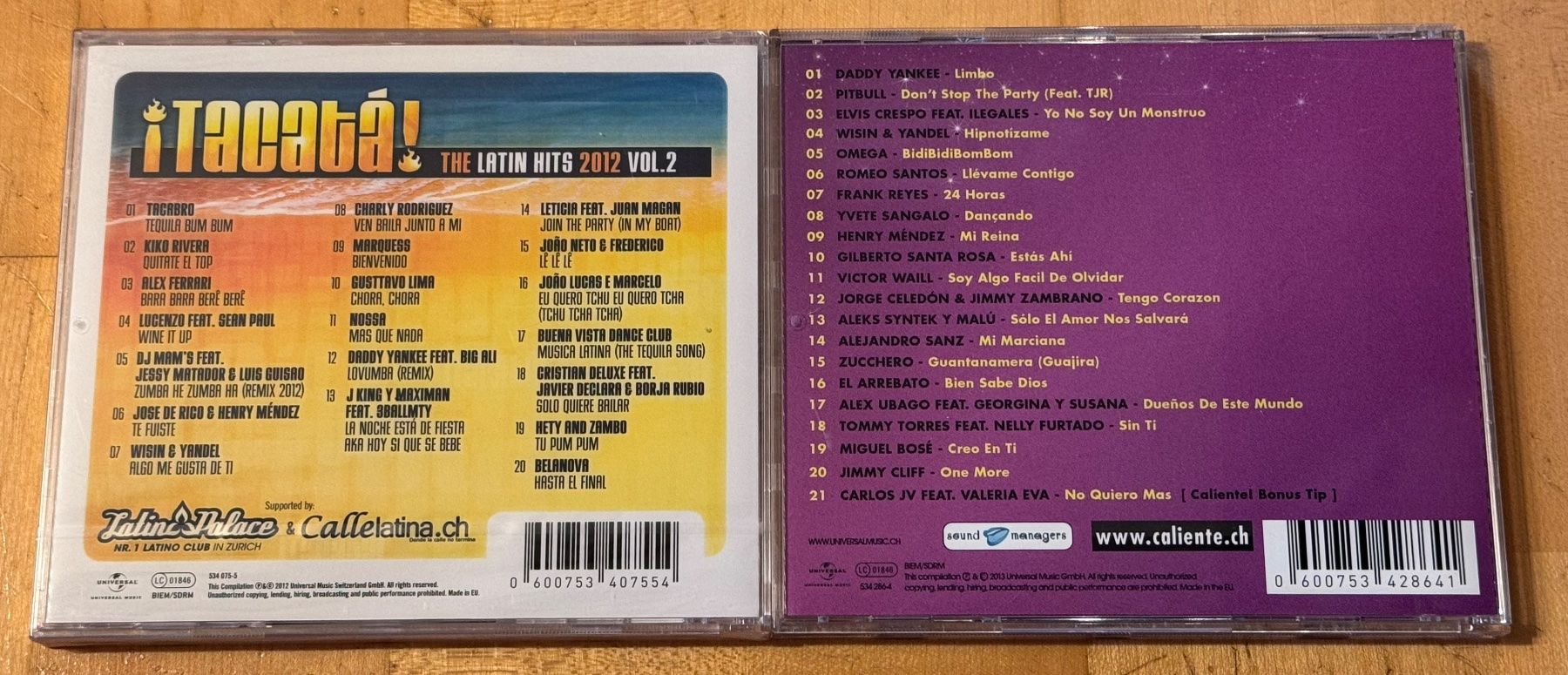 CD: Tacata & Caliente 2 CDs – Nuovo e nell'imballaggio originale da Unterengstringen venduto da NOISE 1